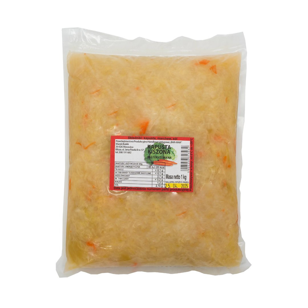 BAR-MAR Kapusta kiszona 1000g