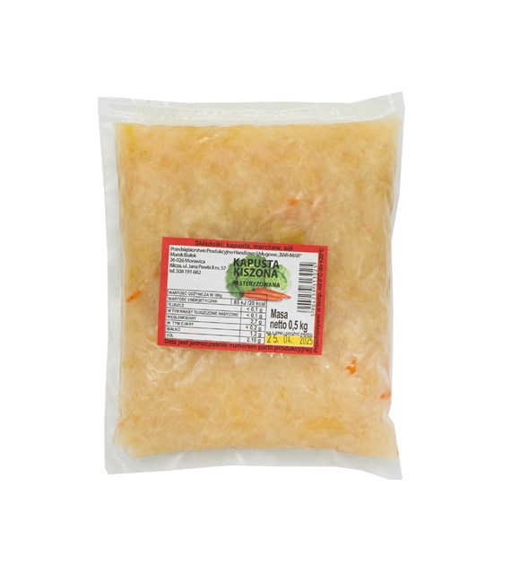BAR-MAR Kapusta kiszona 500g