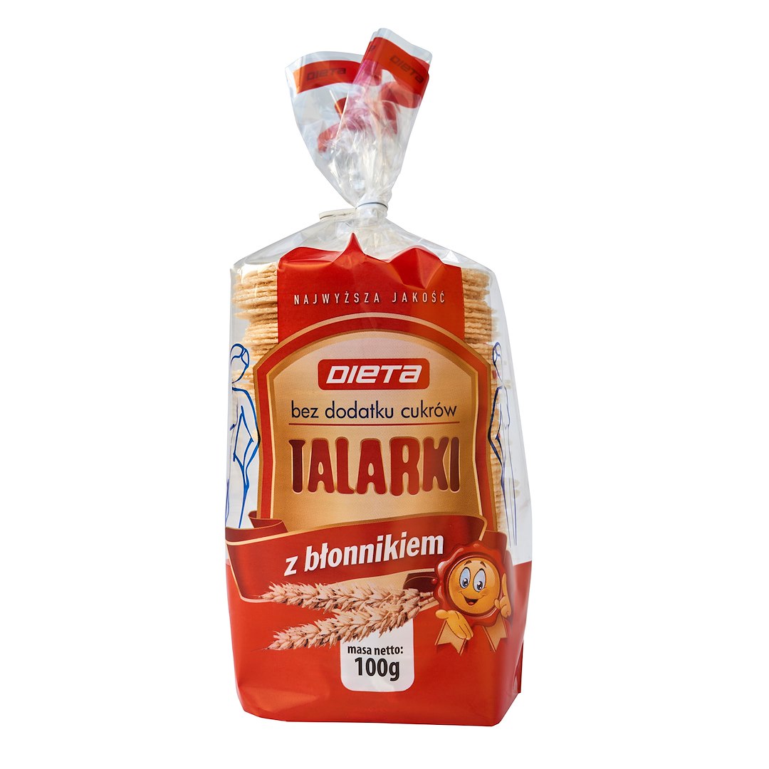 DIETA Talarki z błonnikiem bez dodatku cukru 100g