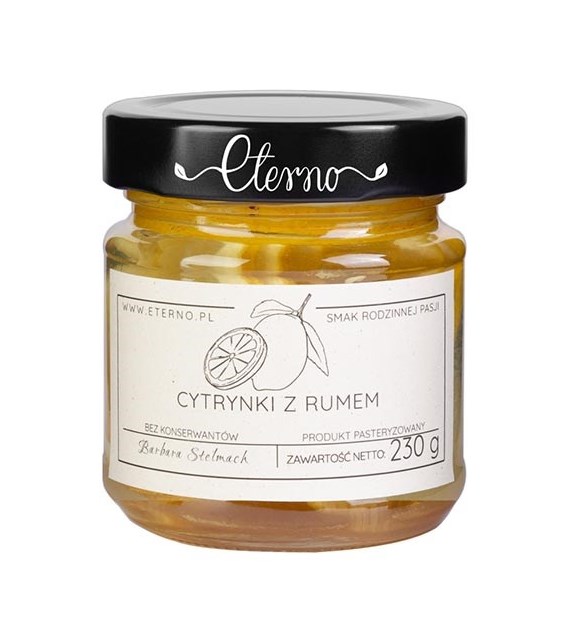 ETERNO Cytrynki z rumem 230g