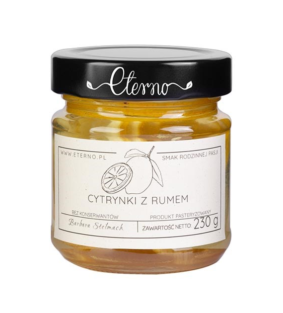 ETERNO Cytrynki z rumem 230g