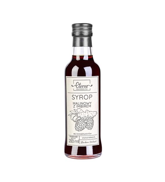 ETERNO Syrop malina z imbirem 200ml