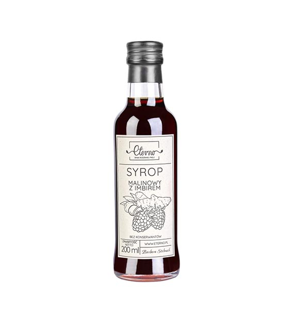 ETERNO Syrop malina z imbirem 200ml