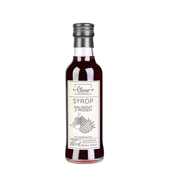 ETERNO Syrop malina z miodem 200ml
