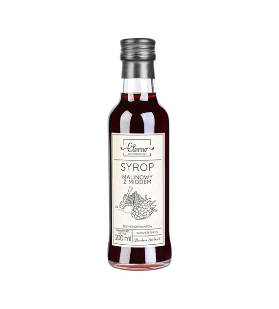 ETERNO Syrop malina z miodem 200ml