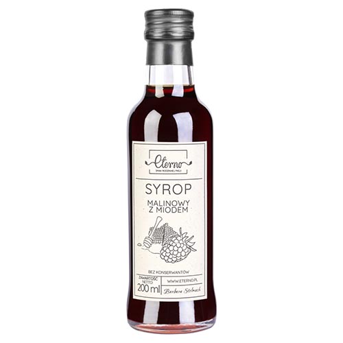 ETERNO Syrop malina z miodem 200ml