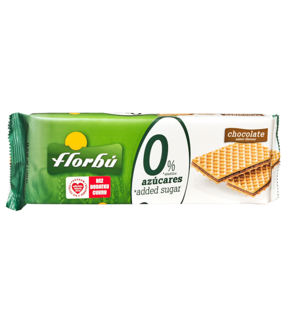 FLORBU Wafelki nadziewane kakaowe b/c150g