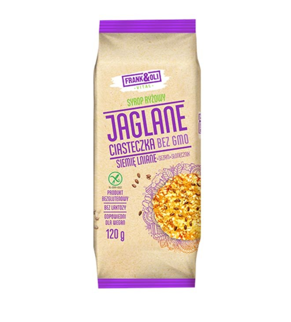 ZPC BOX Ciasteczka jaglane siemię lniane 120g