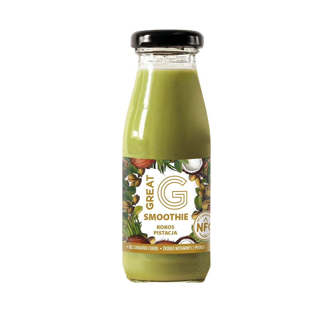 GREAT Smoothie Kokos, pistacja 215ml