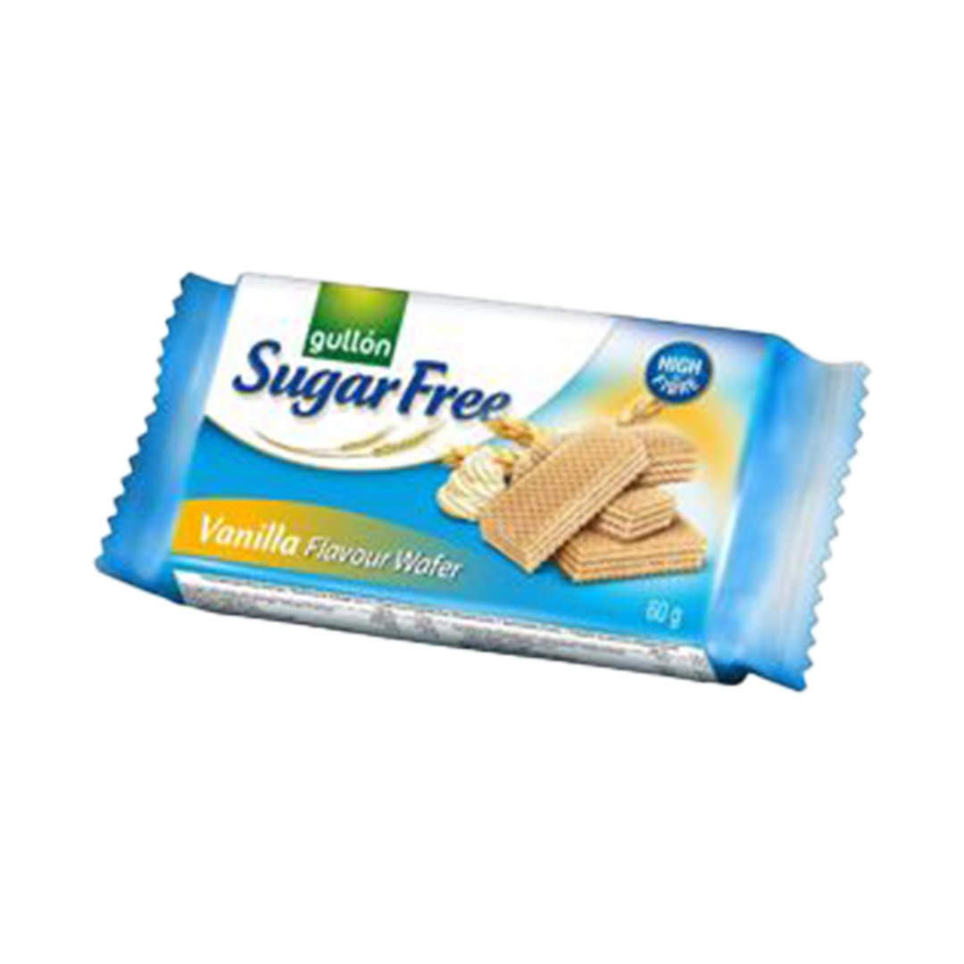 Gullon Sugar Free Wafelki z nadz. waniliowym 60g