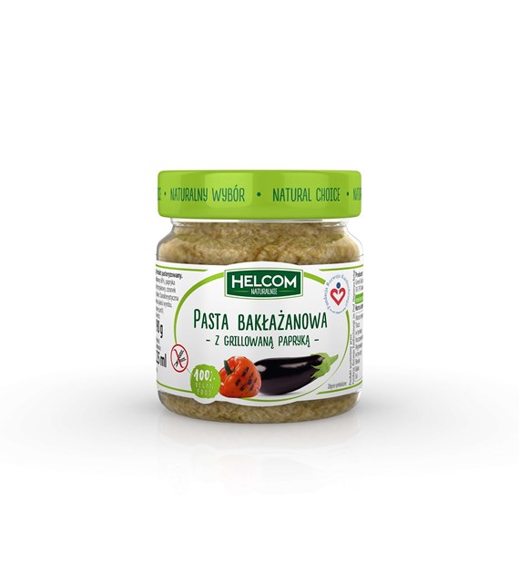HELCOM Pasta bakłażanowa z grillowaną papryką 190g