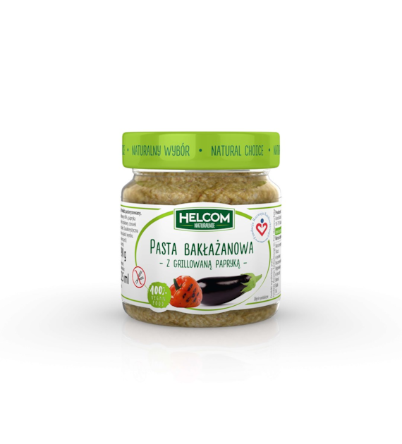 HELCOM Pasta bakłażanowa z grillowaną papryką 190g