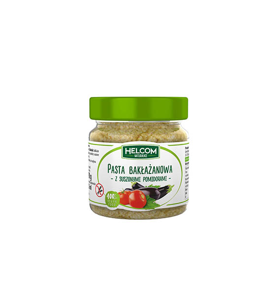 HELCOM Pasta bakłażanowa z susz. pomidorami 190g