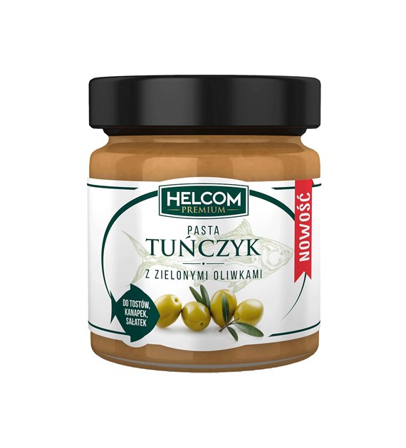 HELCOM Pasta rybna tuńczyk z oliwkami 180g