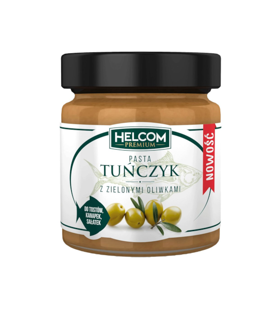HELCOM Pasta rybna tuńczyk z oliwkami 180g