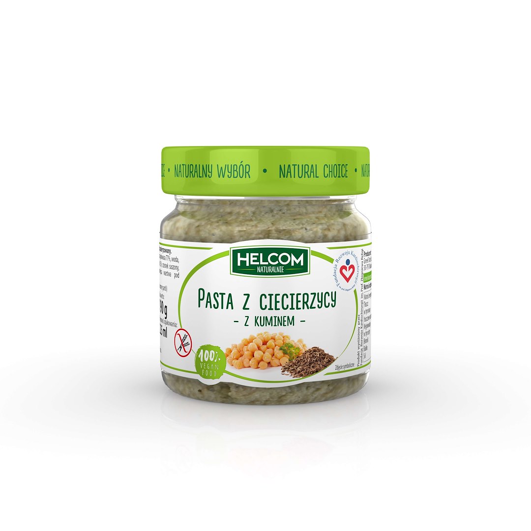 HELCOM Pasta z ciecierzycy z kuminem 190g