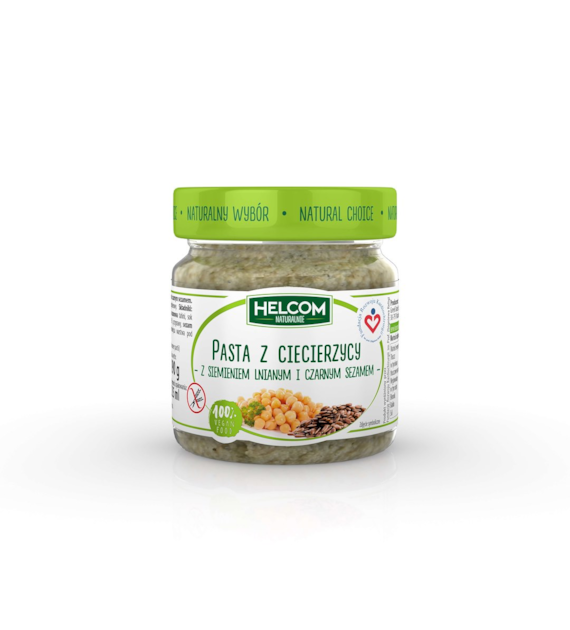 HELCOM Pasta z ciecierzycy z siem. i sezamem 190g