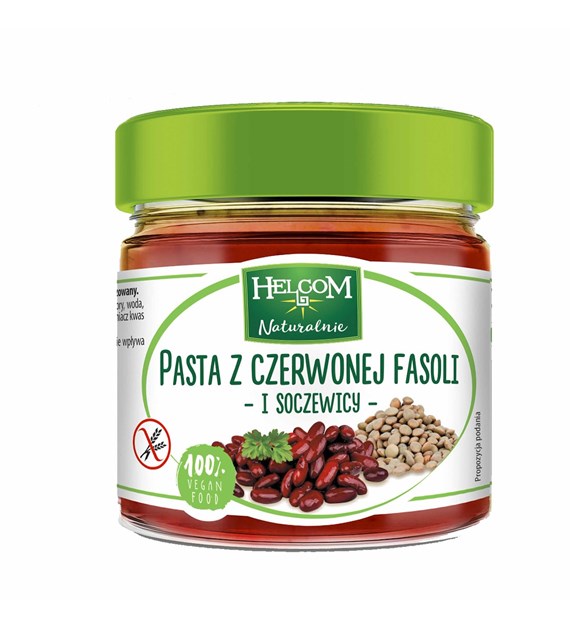 HELCOM Pasta z czerwonej fasoli i soczewicy 190g