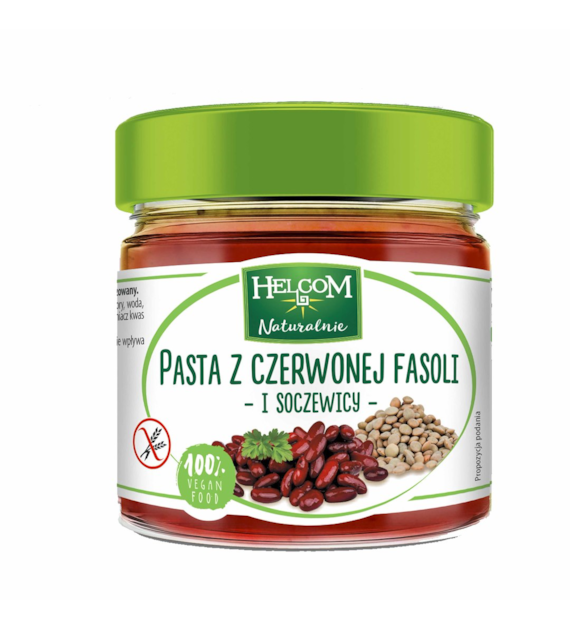 HELCOM Pasta z czerwonej fasoli i soczewicy 190g