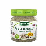 HELCOM Pasta ze słonecznika z pieprz. i czar. 180g