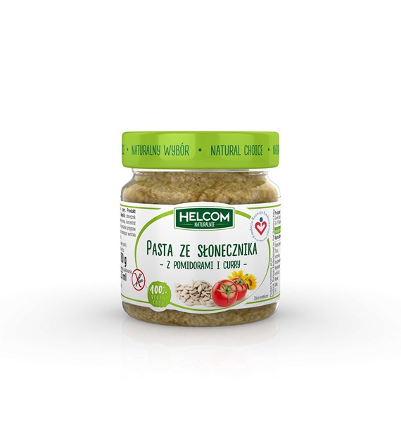 HELCOM Pasta ze słonecznika z pomid. i curry 180g