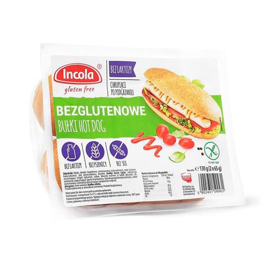 INCOLA Bezglutenowa bułka hot-dog 130g