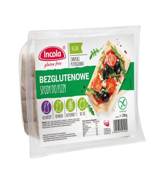 INCOLA Bezglutenowe spody do pizzy b/g 230g