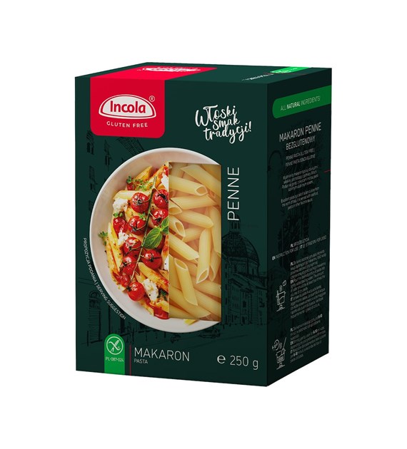 INCOLA Makaron bezglutenowy Penne rurka b/g 250g