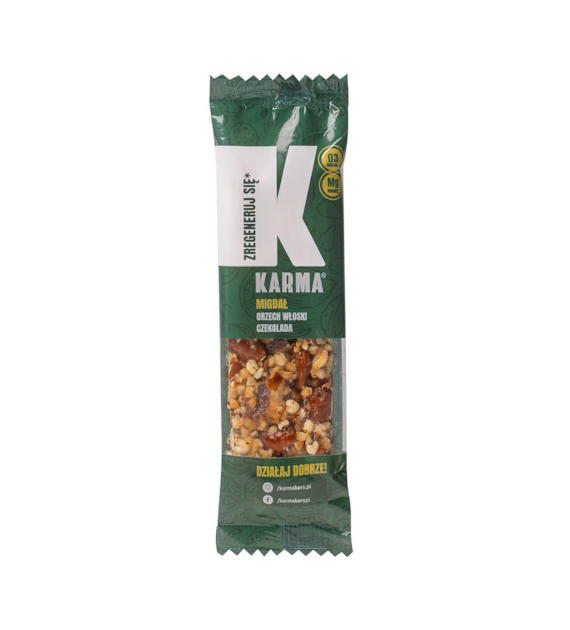 KARMA Baton ZREGENERUJ SIĘ Migdał, orzech wł. 44g