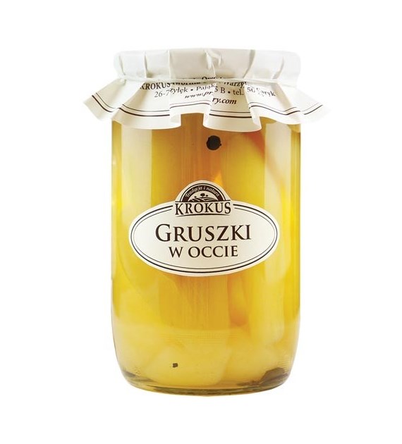 KROKUS Gruszki w occie 700g