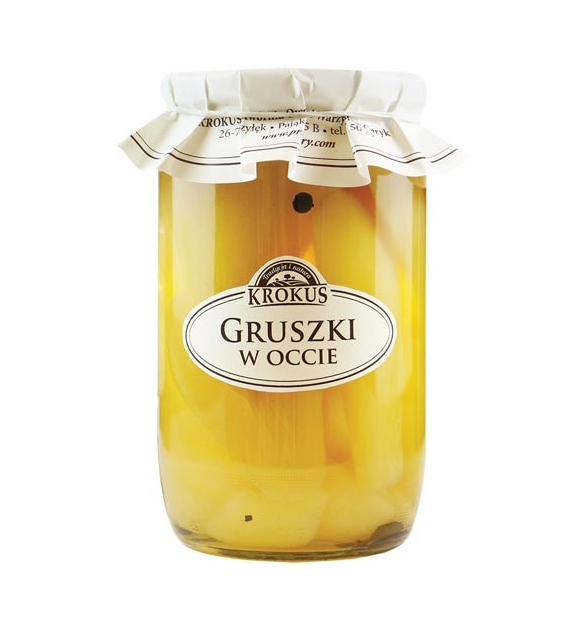 KROKUS Gruszki w occie 700g