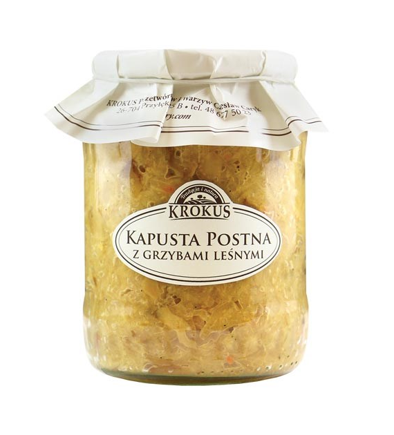 KROKUS Kapusta postna z grzybami leśnymi 670g