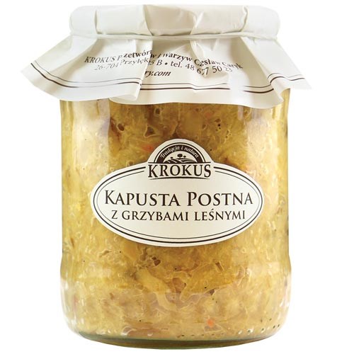 KROKUS Kapusta postna z grzybami leśnymi 670g