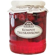 KROKUS Kompot truskawkowy 640g