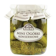KROKUS Mini ogórki konserwowe 500g