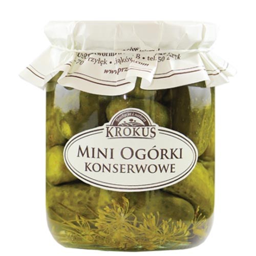 KROKUS Mini ogórki konserwowe 500g