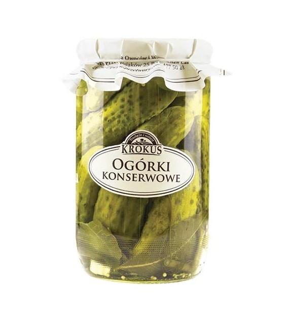KROKUS Ogórki konserwowe 650g