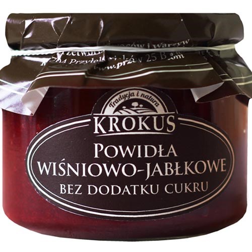 KROKUS Wiśnie i jabłka bez dodatku cukru 310g