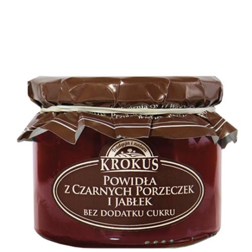 KROKUS Czarna porzeczka i jabłka bez dodatku cukrów 310g