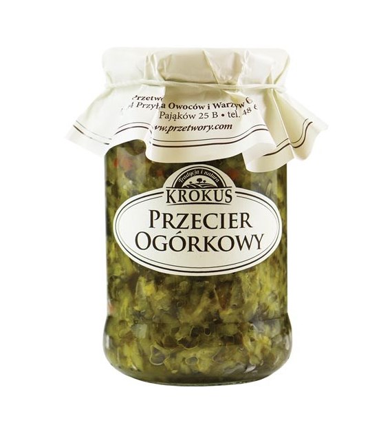 KROKUS Przecier ogórkowy 340g