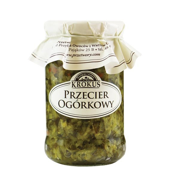 KROKUS Przecier ogórkowy 340g