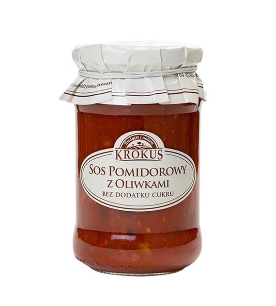 KROKUS Sos pomidorowy z oliwkami 340g