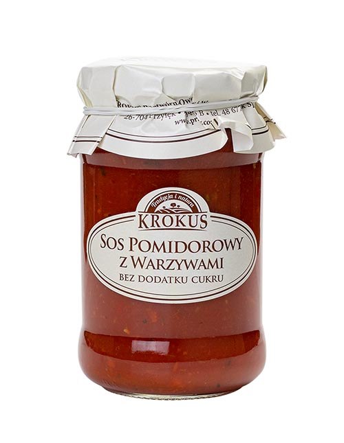 KROKUS Sos pomidorowy z warzywami 340g