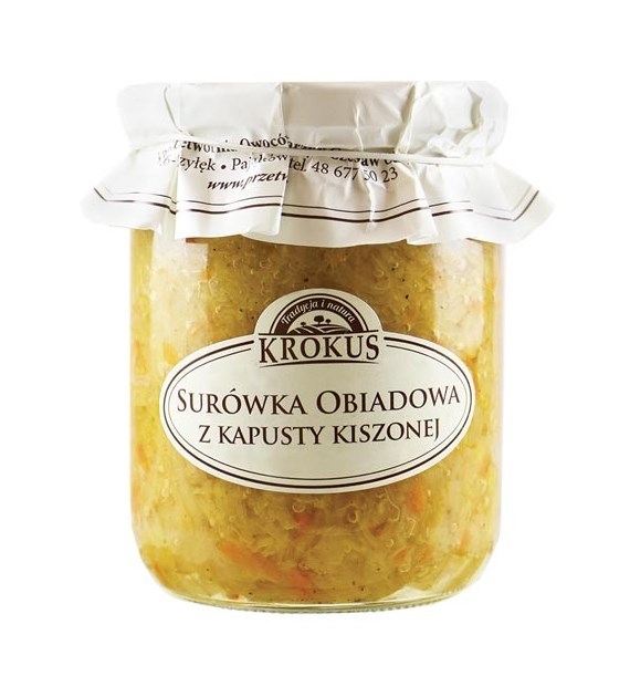 KROKUS Surówka obiadowa z kapusty kiszonej 500g