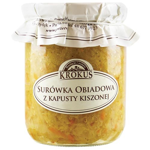 KROKUS Surówka obiadowa z kapusty kiszonej 500g