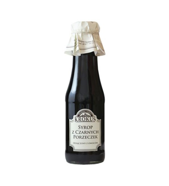 KROKUS Syrop z czarnych porzeczek 355g