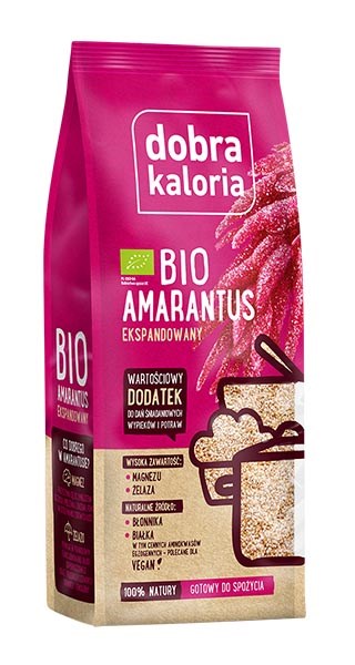 DOBRA KALORIA Amarantus ekspandowany 120g BIO