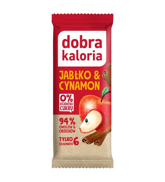 DOBRA KALORIA Baton jabłko i cynamon 35g