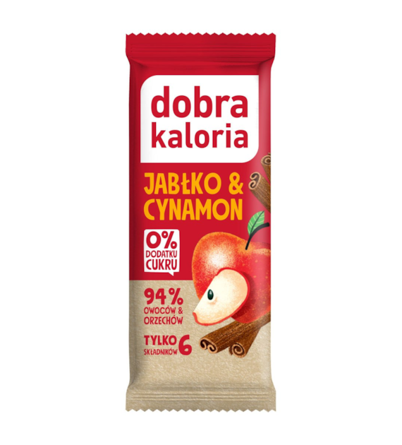 DOBRA KALORIA Baton jabłko i cynamon 35g