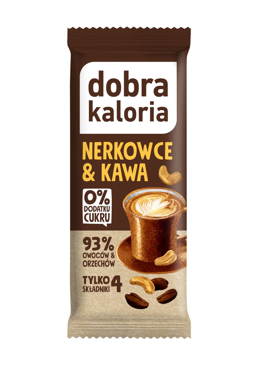 DOBRA KALORIA Baton nerkowce & kawa 35 g